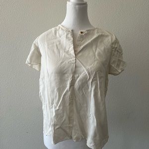 Zara cream blouse